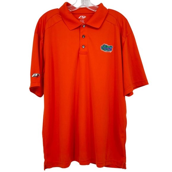 P2 by Pro Player Florida Gators Embroidered Short Sleeve Polo Sz L - Picture 1 of 8